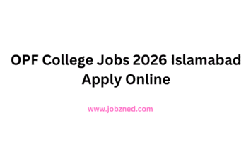 OPF College Jobs 2026 Islamabad Apply Online