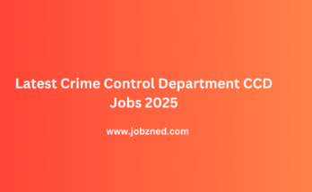 Latest Crime Control Department CCD Jobs 2025