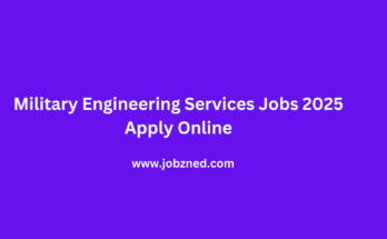 Military Engineering Services Jobs 2025 Apply Online