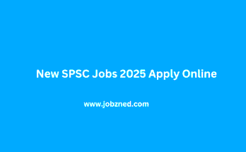 New SPSC Jobs 2025 Apply Online