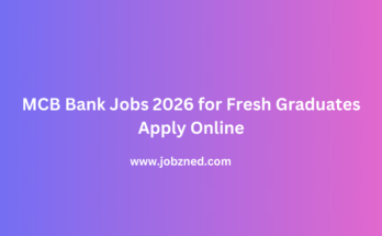 MCB Bank Jobs 2026 for Fresh Graduates Apply Online